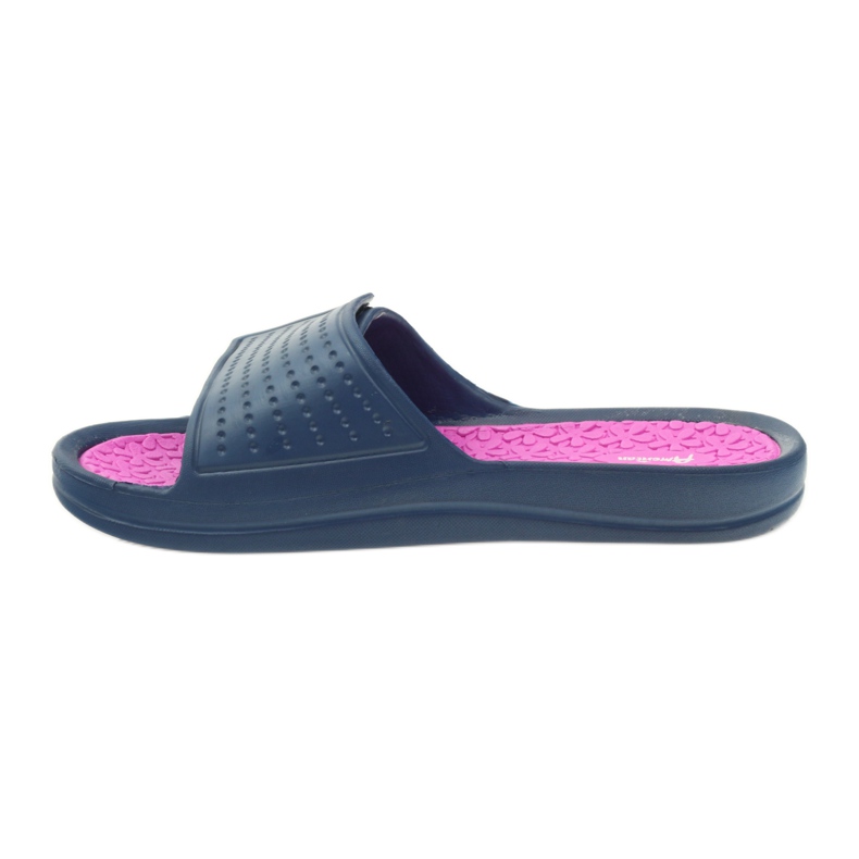 American Club Amerikanische marineblaue Wasserpantoffeln rosa 3