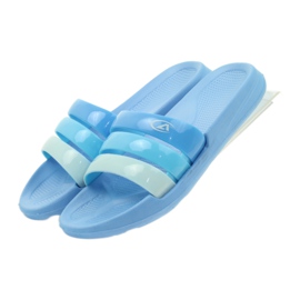 American Club Amerikanische Badeschuhe für Damen blau 4