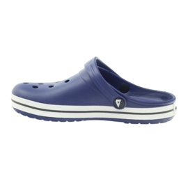 American Club Crocs Clogs Pantoffeln marineblaue Sandalen 2