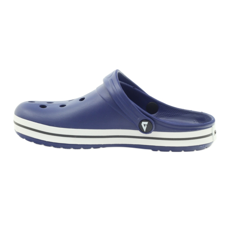 American Club Crocs Clogs Pantoffeln marineblaue Sandalen navy blau 2