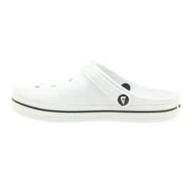 American Club Kroks klobige weiße Sandalen 2