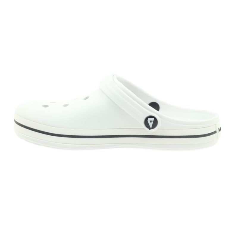 American Club Kroks klobige weiße Sandalen 2