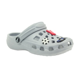 American Club Clogsy Hausschuhe Ronaldo grauer Amerikaner 1