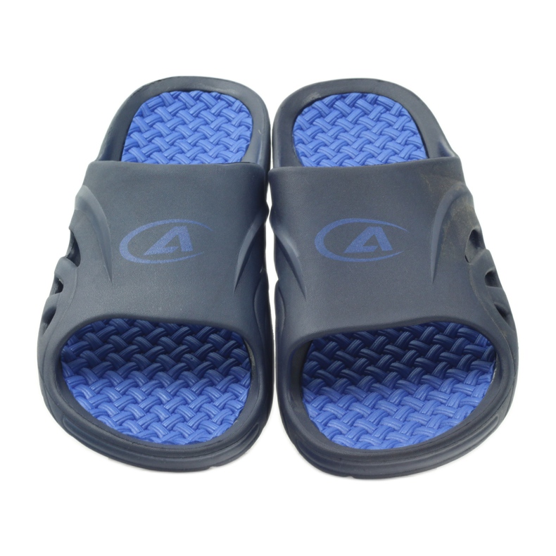 American Club Amerikanische Schaumstoff-Badeschuhe für Herren marineblau 3
