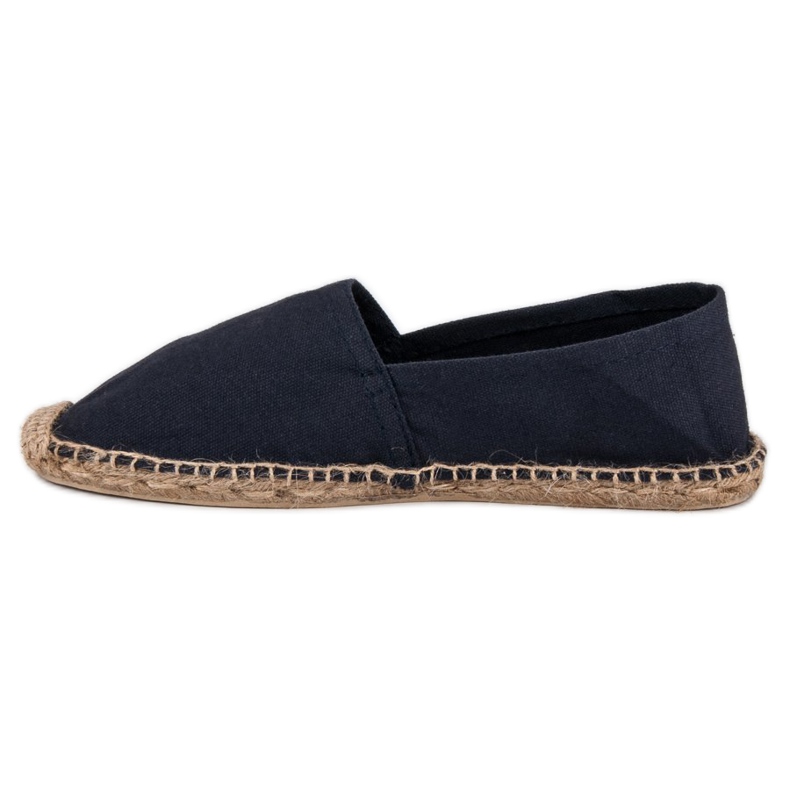 Marineblaue Espadrilles navy blau 1