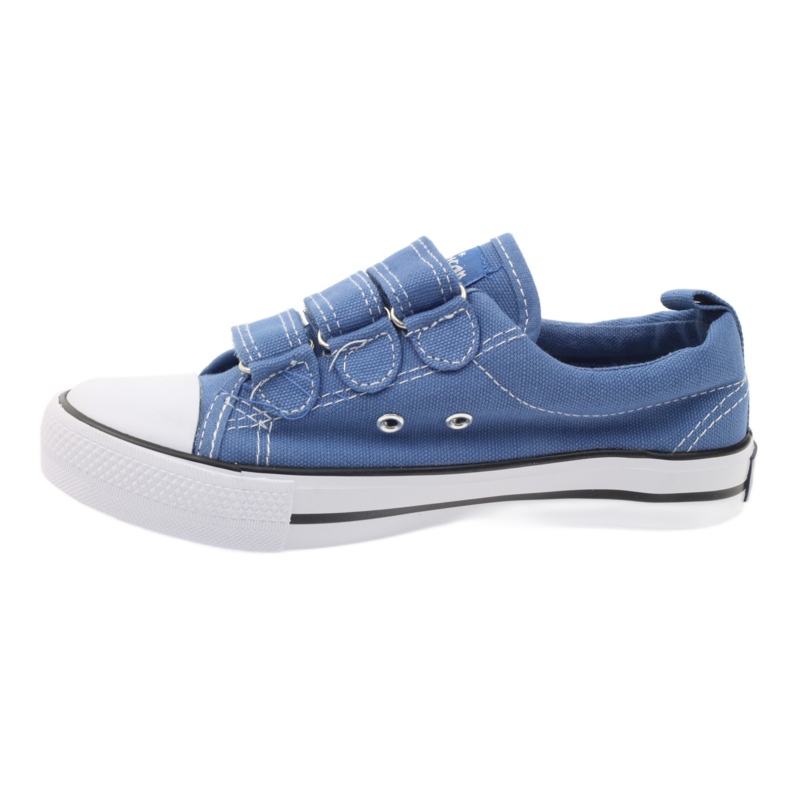 American Club American blu Turnschuhe mit Klettverschluss blau 2