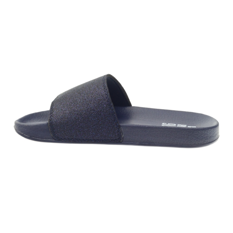 Profilierte Hausschuhe Big Star Glitzer marineblau 2