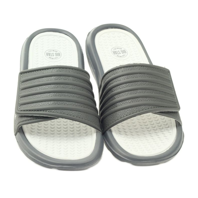 Big Star Flip-Flops mit Klettverschluss grau 3