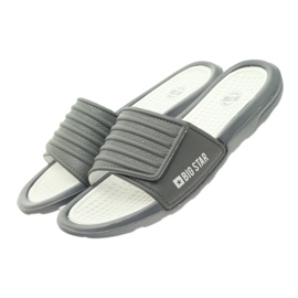 Big Star Flip-Flops mit Klettverschluss grau 4