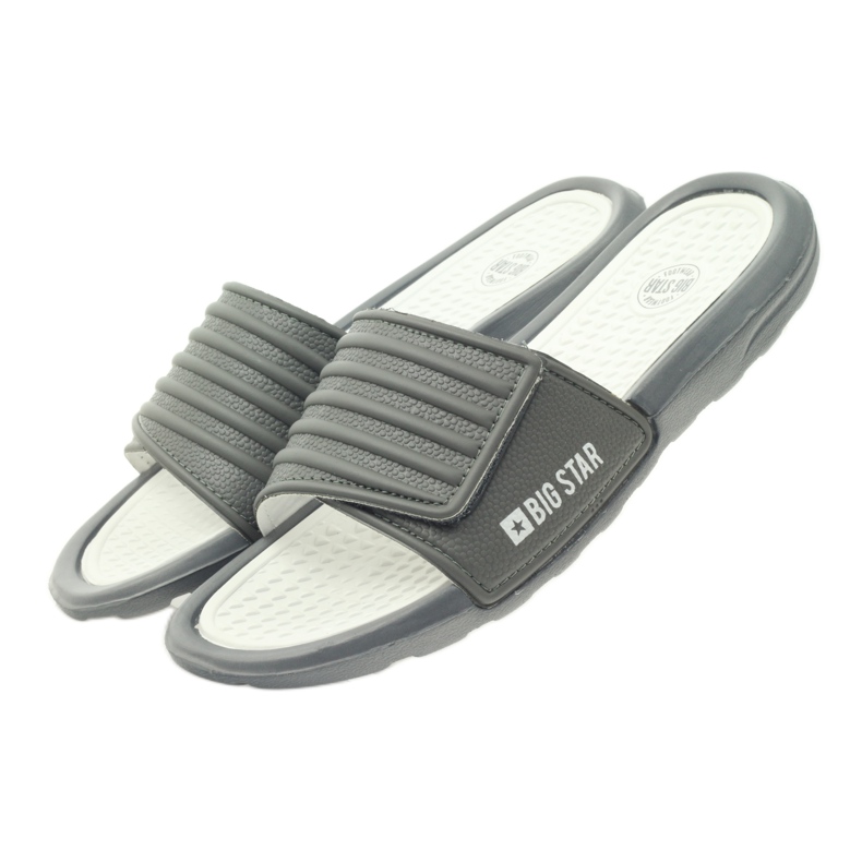 Big Star Flip-Flops mit Klettverschluss grau 4