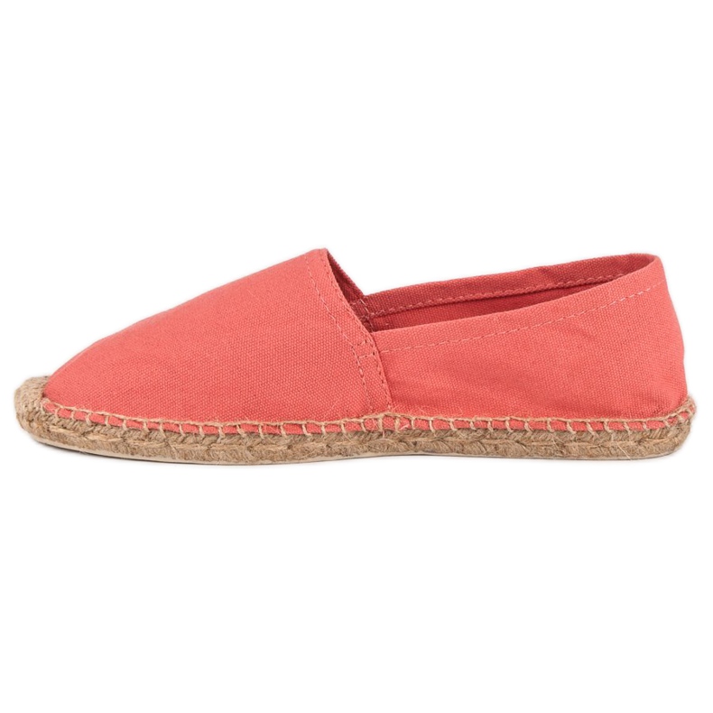 Orangefarbene Espadrilles mehrfarbig 1