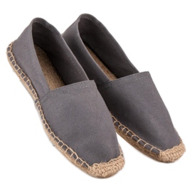 Graue Espadrilles 1