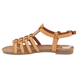 Bequeme Sommersandalen braun 1