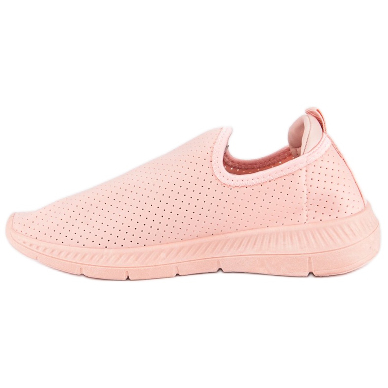 Openwork Slip-On Sportschuhe rosa 1