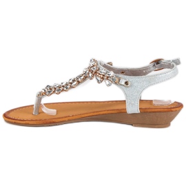 Elegante Flip-Flops grau 1