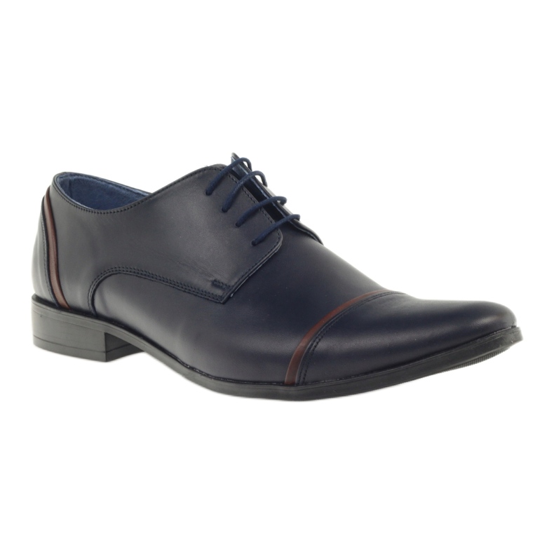 Veni vici Formelle Lederschuhe, Männer Marine Blue 149 blau 1