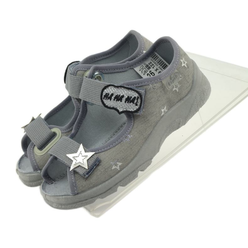 Mädchen Sandalen Befado 969y122 grau 5
