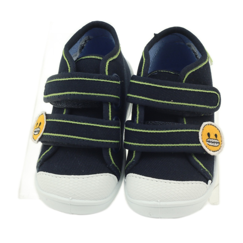 Befado 212p054 marineblaue Turnschuhe Hausschuhe grün 3
