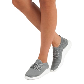 Anesia Paris Modische Sportschuhe grau 1