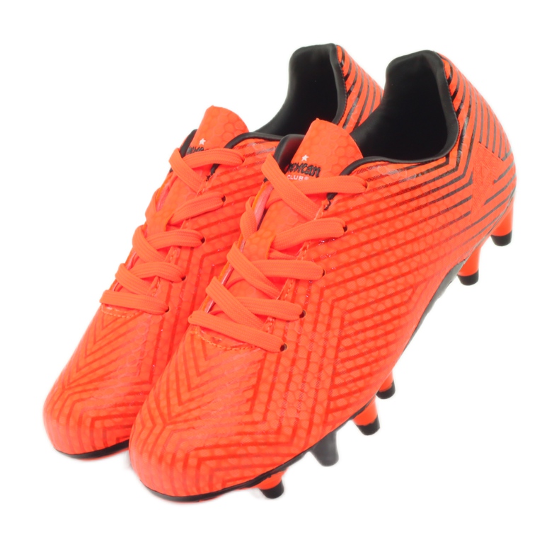 American Club Amerikanische Sportstollen Kinderschuhe 170601 orange 4