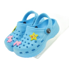 American Club Amerikanische blaue gehäkelte Hausschuhe 4