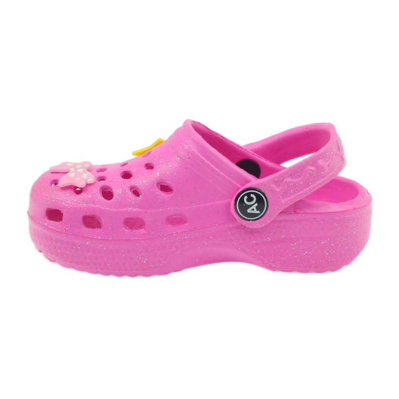 American Club Amerikanische Crocs-Hausschuhe für Kinder rosa 2