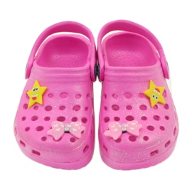 American Club Amerikanische Crocs-Hausschuhe für Kinder rosa 3
