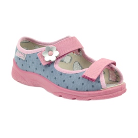 Sandalen für Jungen Befado 969x093 grau rosa 1