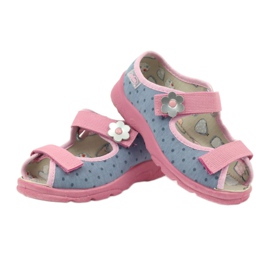 Sandalen für Jungen Befado 969x093 grau rosa 3