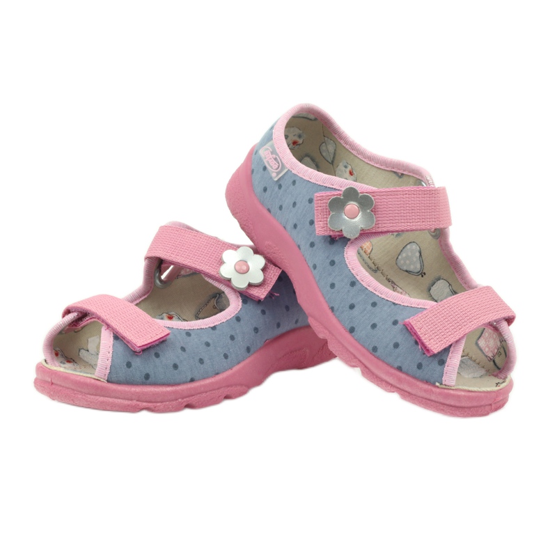 Sandalen für Jungen Befado 969x093 grau rosa 3
