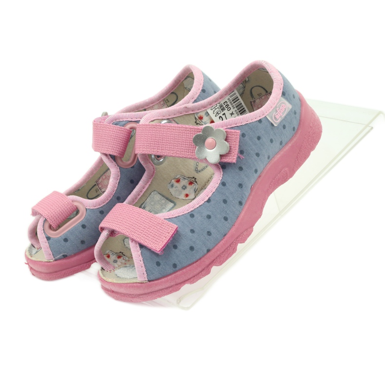 Sandalen für Jungen Befado 969x093 grau rosa 4