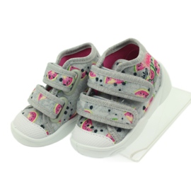 Sneakers Hausschuhe in Befado grauen Wassermelonen grün rosa 4