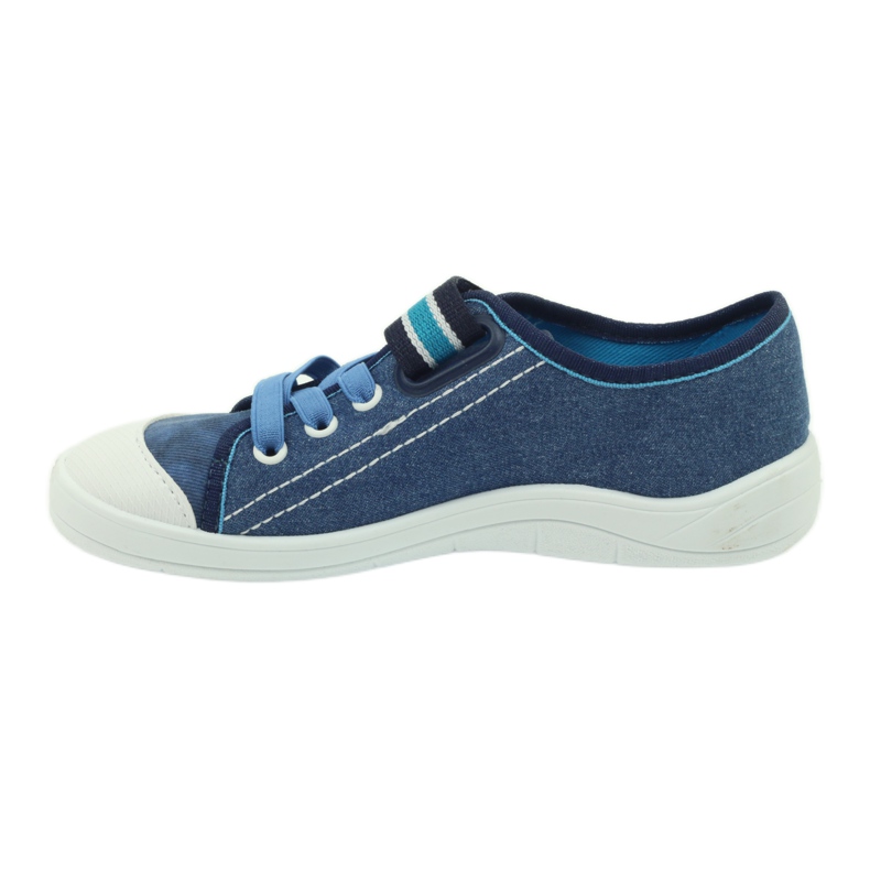 Hausschuhe Jungen Turnschuhe Befado 251y092 blau marineblau 2