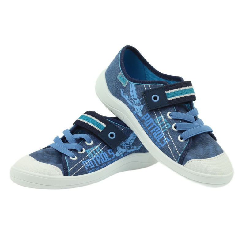 Hausschuhe Jungen Turnschuhe Befado 251y092 blau navy blau 3