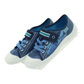 Hausschuhe Jungen Turnschuhe Befado 251y092 blau marineblau 4