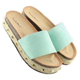 Minze Espadrilles LS51 LT.GREEN grün 2