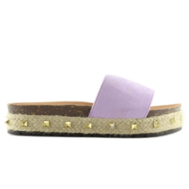Violette Espadrilles LS51 L.PURPLE Hausschuhe lila 1