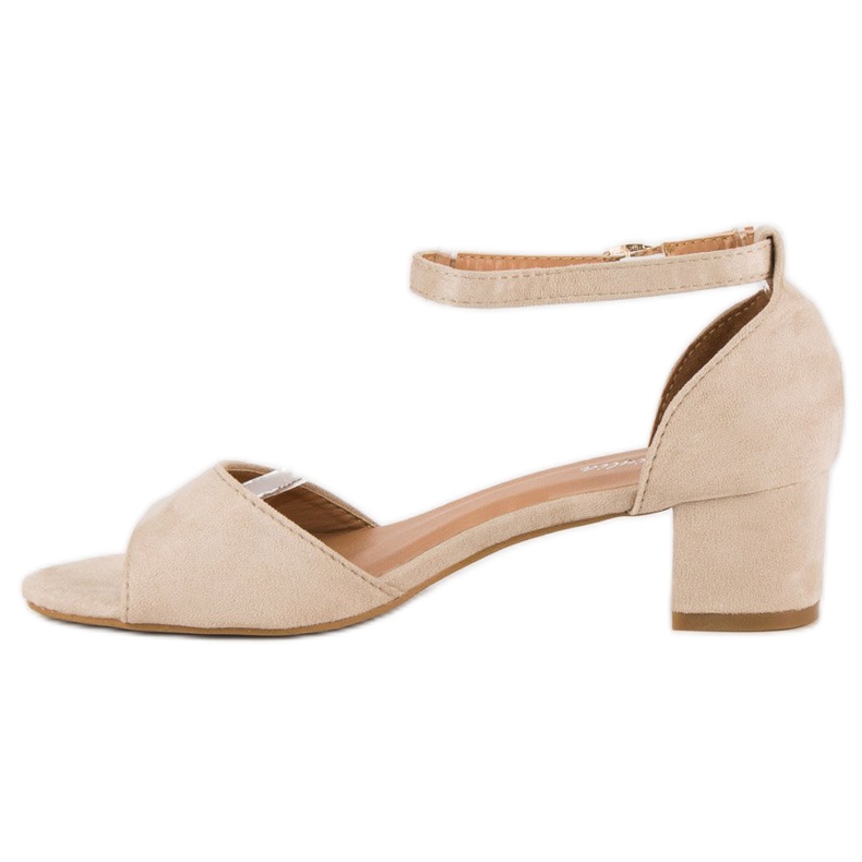 Via Giulia  Beige Sandaletten mit hohen Absätzen 1