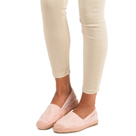 Seastar Espadrilles aus rosa Spitze 2