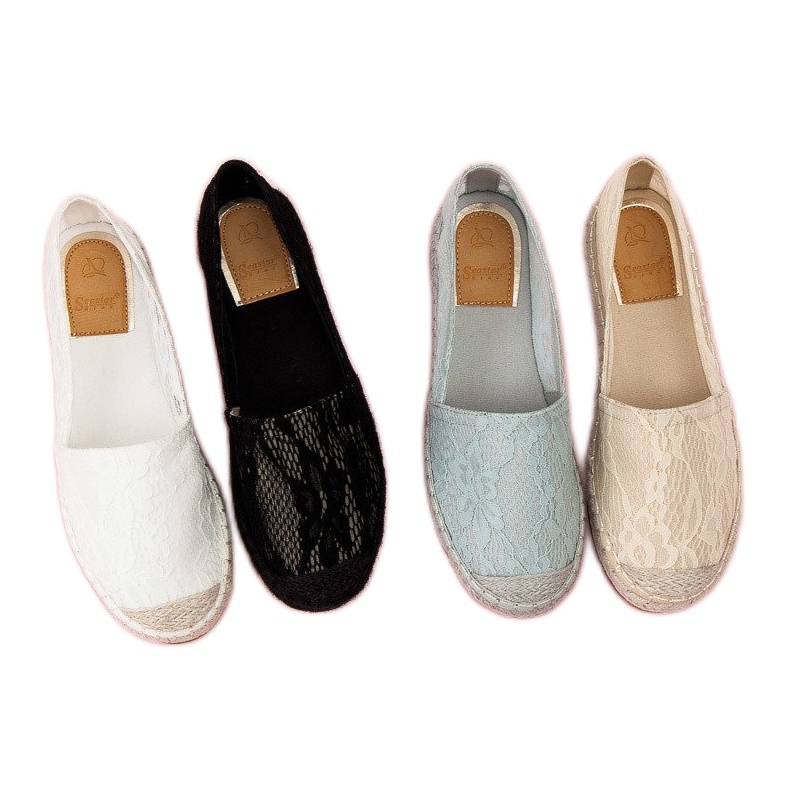 Seastar Beige Spitzen-Espadrilles 1