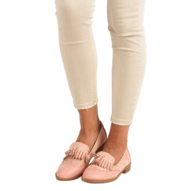 SDS Rosa Loafer mit Fransen 1