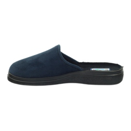 Diabetiker Hausschuhe Befado 132d 006 marineblau 2