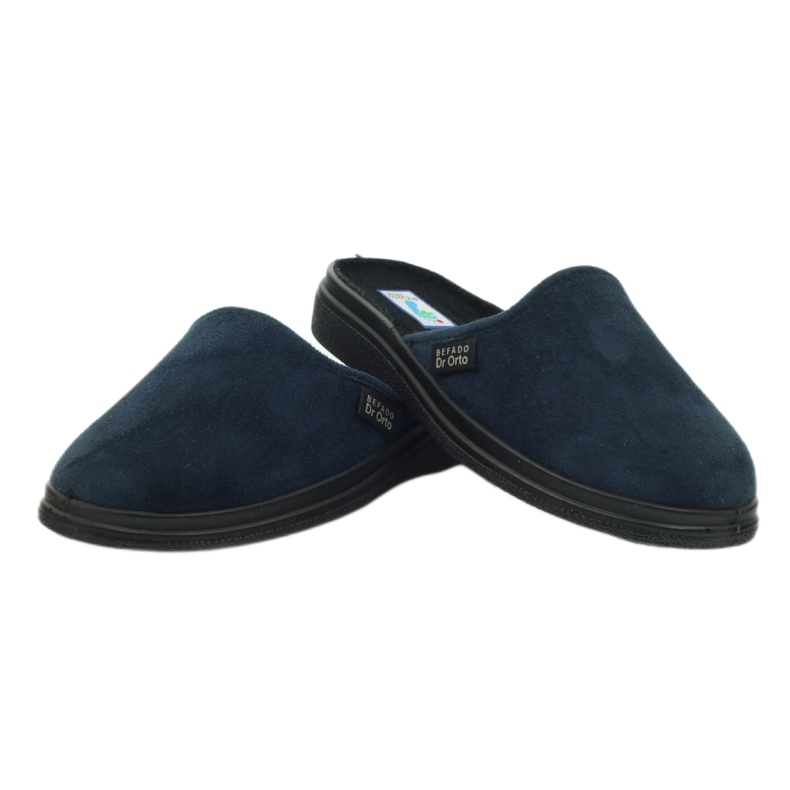 Diabetiker Hausschuhe Befado 132d 006 marineblau 3