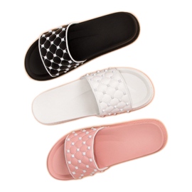 Stilvolle Damenhausschuhe schwarz 1