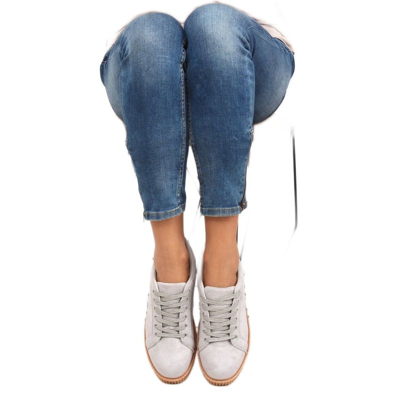 Creepers auf der K-95 LT-Gummisohle grau 2