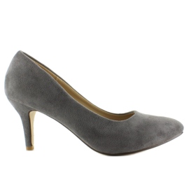 Niedrige Wildleder M246 Grey Pumps grau 1