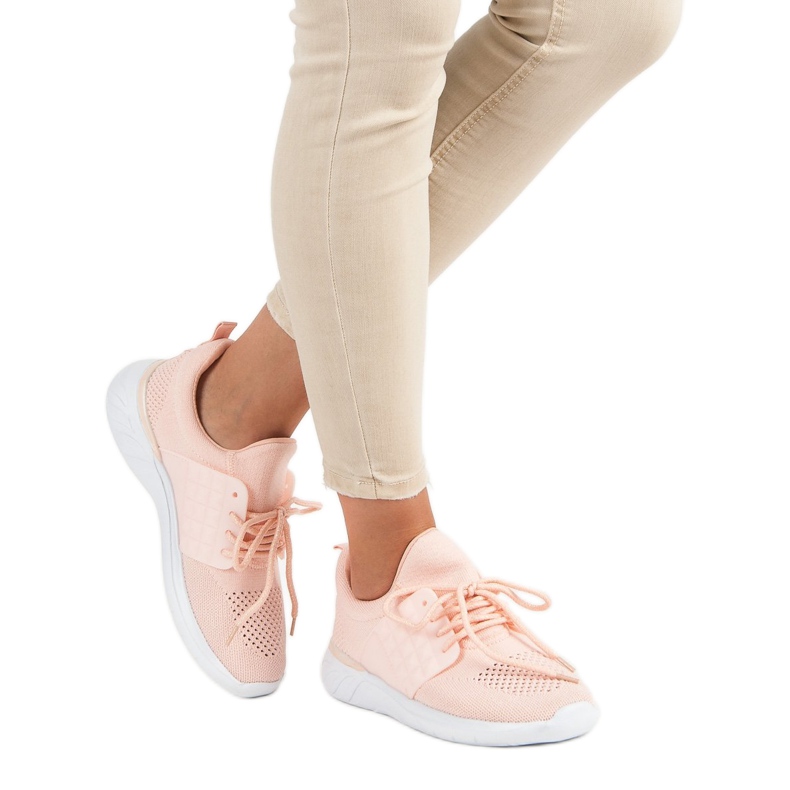 Leichte Sportschuhe rosa 1