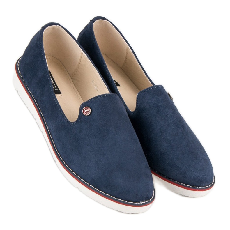 Vices Herrenlaster aus marineblauem Wildleder 1