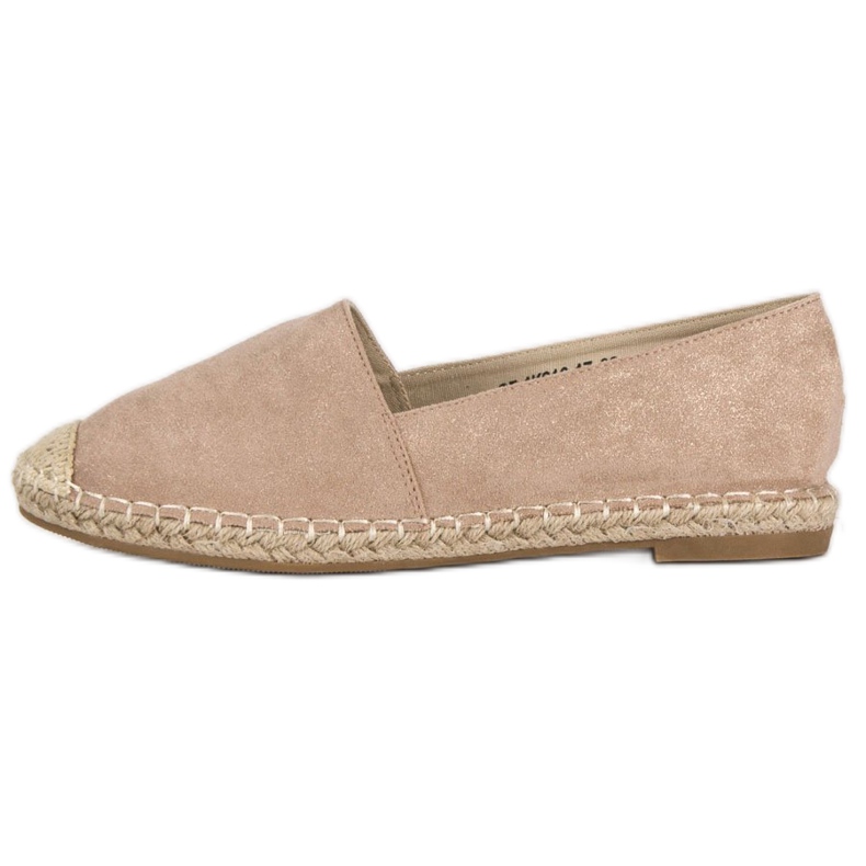 Best Shoes Beige Wildleder-Espadrilles 2