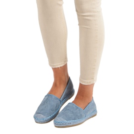 Nio Nio Espadrilles aus blauem Wildleder 1